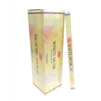 HEM Square White Musk 200 Incense Sticks India Relaxation Home Fragrance Odours