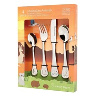 Stanley Rogers Children's Cutlery 4 Piece Set - Australian Animals Gift Box