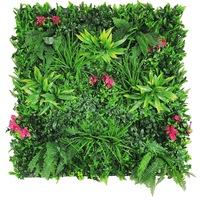 Flowering Lilac Artificial Vertical Garden / Green Wall UV Resistant Sample