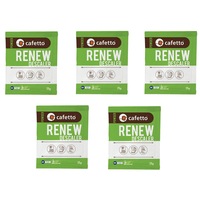 5 Packs Cafetto Renew Espresso Machine Descaler
