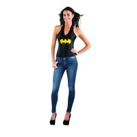Batgirl Leather-Look Halter Top for Adults - Warner Bros DC Comics