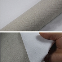 15.5oz Triple Primed Artist Canvas Roll 1.7m Wide - Medium Texture, Linen and Cotton Blend