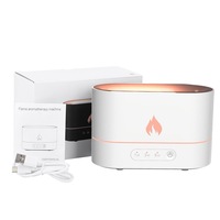 Double Color Flame Diffuser Essential Oils Fragrance Aroma Air Humidifier and Scent Diffuser Electric Smell for Home Distributor