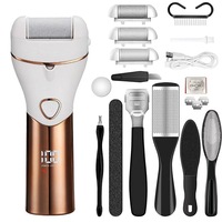 Professional Pedicure Electric Foot File USB Rechargeable Digital Display 2-Speed Grinding Pedicure Tool For Heel Callus Remover