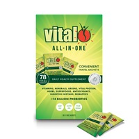 Vital All-In-One Daily Health Supplement Sachet Travel Box (30 x 10GM)