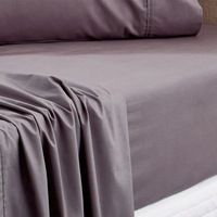 Sheridan Everyday Cotton 250 Tc Fitted Sheet Charcoal
