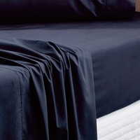 Sheridan Everyday Cotton 250 Tc Fitted Sheet Navy