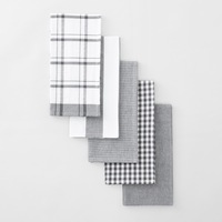 Sheridan Mercourt Tea Towel Set Charcoal