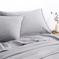 Sheridan Washed Linen Cotton Pair Pillowcase Grey