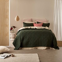 Adorn Living Miley Coverlet Set 250X240cm - Forest