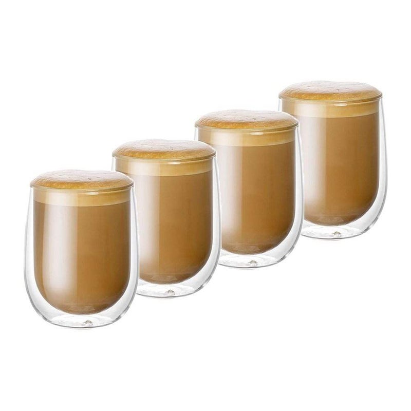 Baccarat Barista Cafe Double Wall Glass 250ml Set of 4