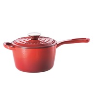 Baccarat Le Connoisseur Cast Iron Saucepan 1.5L 16cm Red