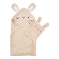 MyHouse - Kids MyHouse Kids Hooded Towel & Mitt Set - Bunny