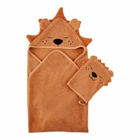 MyHouse - Kids MyHouse Kids Hooded Towel & Mitt Set - Lion