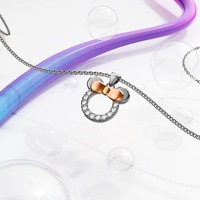 Minnie Mouse Necklace Embellished With SWAROVSKI Crystals