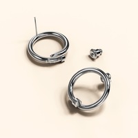 Screw Nail Drop Earrings