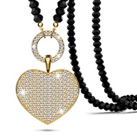 Sweet Beads Long Necklace Embellished With SWAROVSKI Crystals