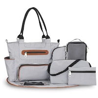 Baby Bag Diaper Bag Maternity Bag Mommy Bag Nappy Bag Stroller Bag Organizer Set,Black Strip