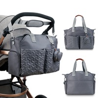 Baby Bag Diaper Bag Maternity Bag Mommy Bag Nappy Bag Stroller Bag,Darkgrey