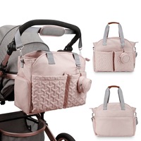 Baby Bag Diaper Bag Maternity Bag Mommy Bag Nappy Bag Stroller Bag,Pink