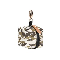 Pacifier Case Bag - Pacifier Holder with Clip for Diaper Bag Stroller Purse Charm,Camouflage