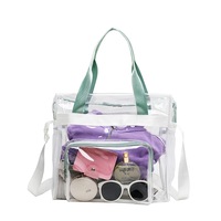 Clear Makeup Bags Cosmetic Bags Travel Toiletry Bag Transparent Tote Beach Bag PVC Swim bag Beach bag