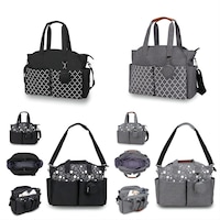 Baby Bag Diaper Bag Maternity Bag Mommy Bag Nappy Bag Tote with Changing Station Multi-Function Baby Bag with Adjustable Shoulder Strap Insulated Pockets