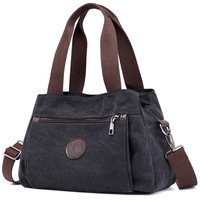 Handbags Canvas Crossbody Bag for Women, Multi Compartment Tote Purse Bags