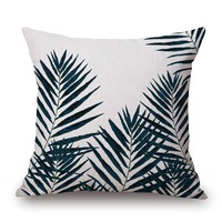 Leaves on Green Plant Decorative Throw Cushion Cover Pillow Cover Pillow Case for Sofa Couch Bed Chair Living Room Bedroom 81425