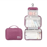 Waterproof Travel Toiletry Bags Hanging Multi-function Cosmetic Bag Makeup Bag for Women,Purple