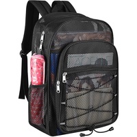 Swim Backpack Beach Backpack See Through Mesh Backpack