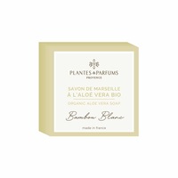 Plantes & Parfums 100g Organic Aloe Vera Soap with White Bamboo