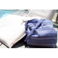 Accessorize Bedroom Collection De La Mer Navy Beach Bag