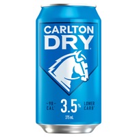 Carlton Dry Mid 3.5% 30 x 375mL Cans