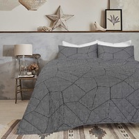 Bedspread - Ariana Carbon Cotton Quilt