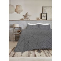 100 % Cotton Bedspread with Extra Standard Pillow Covers - Ariana Carbon Quilt