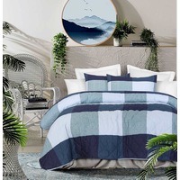 Cotton Blanket with Extra Standard Pillow Covers - Blue Box Doona