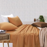 Sheet Set With Pillow Covers - Royale Cotton Bed Sheet Latte