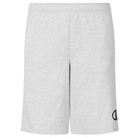 Champion - Mens - Shorts - Winter - Grey Cotton - Oxford - Powerblend Graphic - Knee Length - Relaxed - Casual Fashion - Office Wear - Work Clothes