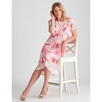 NONI B - Womens Dress - Mesh Lace A Line Dress