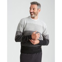 RIVERS - Mens Jumper - Crew Neck Stripe Jumper