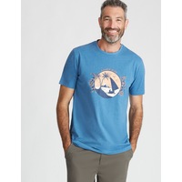 RIVERS - Mens Tops - Short Sleeve Coastal Print Tee