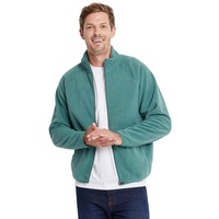 RIVERS - Mens - Jacket - Winter - Green - Fleece - Long Sleeve - Solid Sage - Regular Fit - Length Regular - Casual Fashion - Office Wear Work Clothes