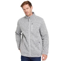 RIVERS - Mens - Jacket - Winter - Grey - Long Sleeve - Solid - Regular Fit - Length Regular - Zip Front Sherpa Lined - Casual Office Wear Work Clothes