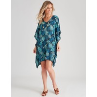 MILLERS - Womens Dress - Extended Sleeve Frill Trim Kaftan