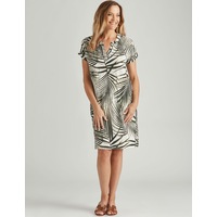 MILLERS - Womens Dress - Extended Sleeve Knee Length Rayon Dress