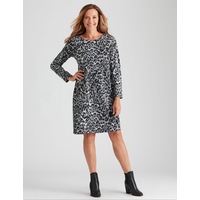 MILLERS - Womens Dress - Long Sleeve Brushed Swing Knitwear Dress