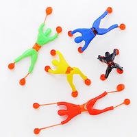 Catzon 24 Packs Climbing Man Creative Tricky Toys Sticky Wall Climber Rolling Toy Party Gift