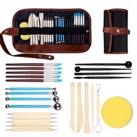 Catzon 25 Pcs Clay Sculpting Tools Set for Sculpture Pottery