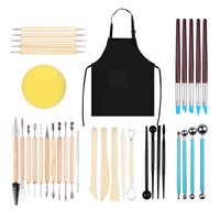 Catzon 37 Pcs Clay Sculpting Tools Set for Sculpture Pottery